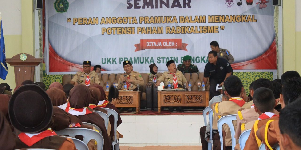 Ukk Pramuka Stain Bengkalis Taja Seminar Menangkal Potensi