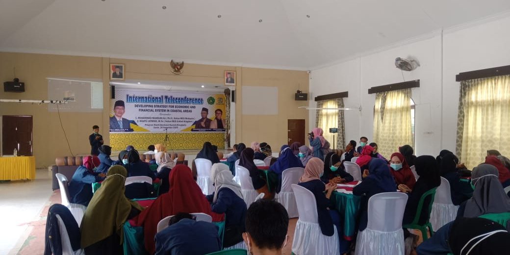 International Teleconference Prodi Akutansi Syariah, Strategi Pengembangan Sistem Ekonomi dan Keuangan di Wilayah Pesisir