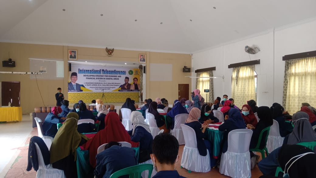 International Teleconference Prodi Akutansi Syariah, Strategi Pengembangan Sistem Ekonomi dan Keuangan di Wilayah Pesisir