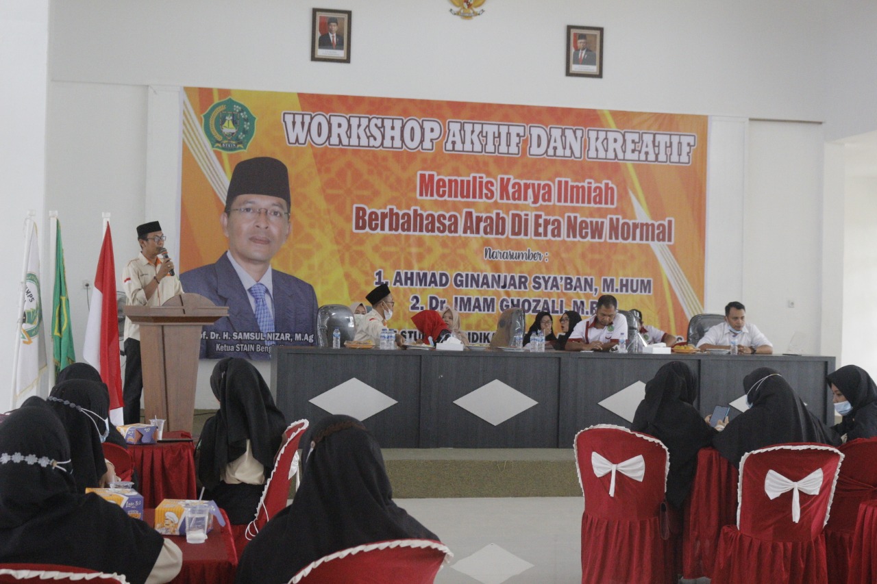 Workshop Aktif dan Kreatif Menulis Karya Ilmiah Berbahasa Arab di Era New Normal