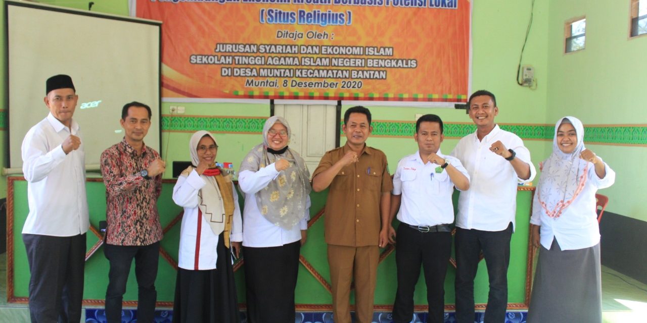 Jurusan Syariah dan Ekonomi Islam STAIN Bengkalis Gelar Seminar Pengembangan Ekonomi Kreatif Berbasis Potensi Lokal di Desa Muntai