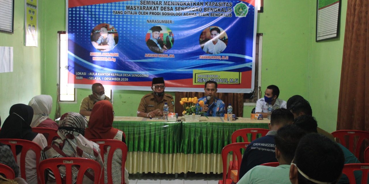 Kunjungi Desa Senggoro Bengkalis, Prodi Sosiologi Agama Gelar Seminar Peningkatan Kapasitas Masyarakat 2