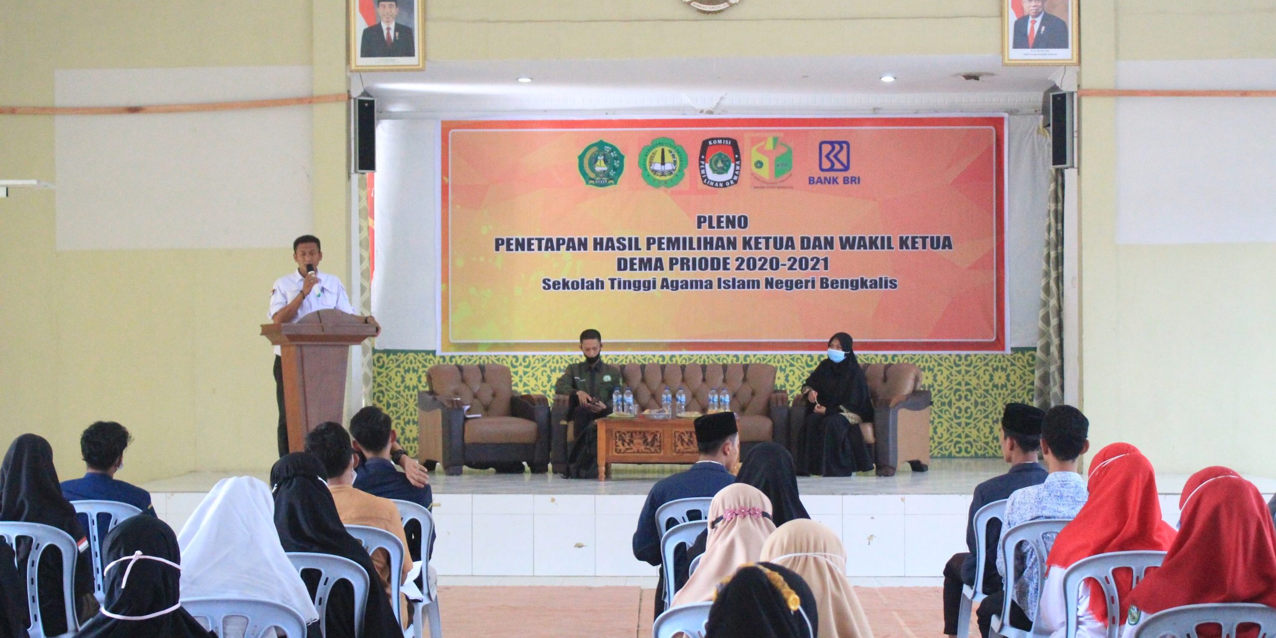 Senat Mahasiswa Gelar Sidang Pleno Terbuka Penetapan Ketua dan Wakil Ketua DEMA Periode 2020-2021