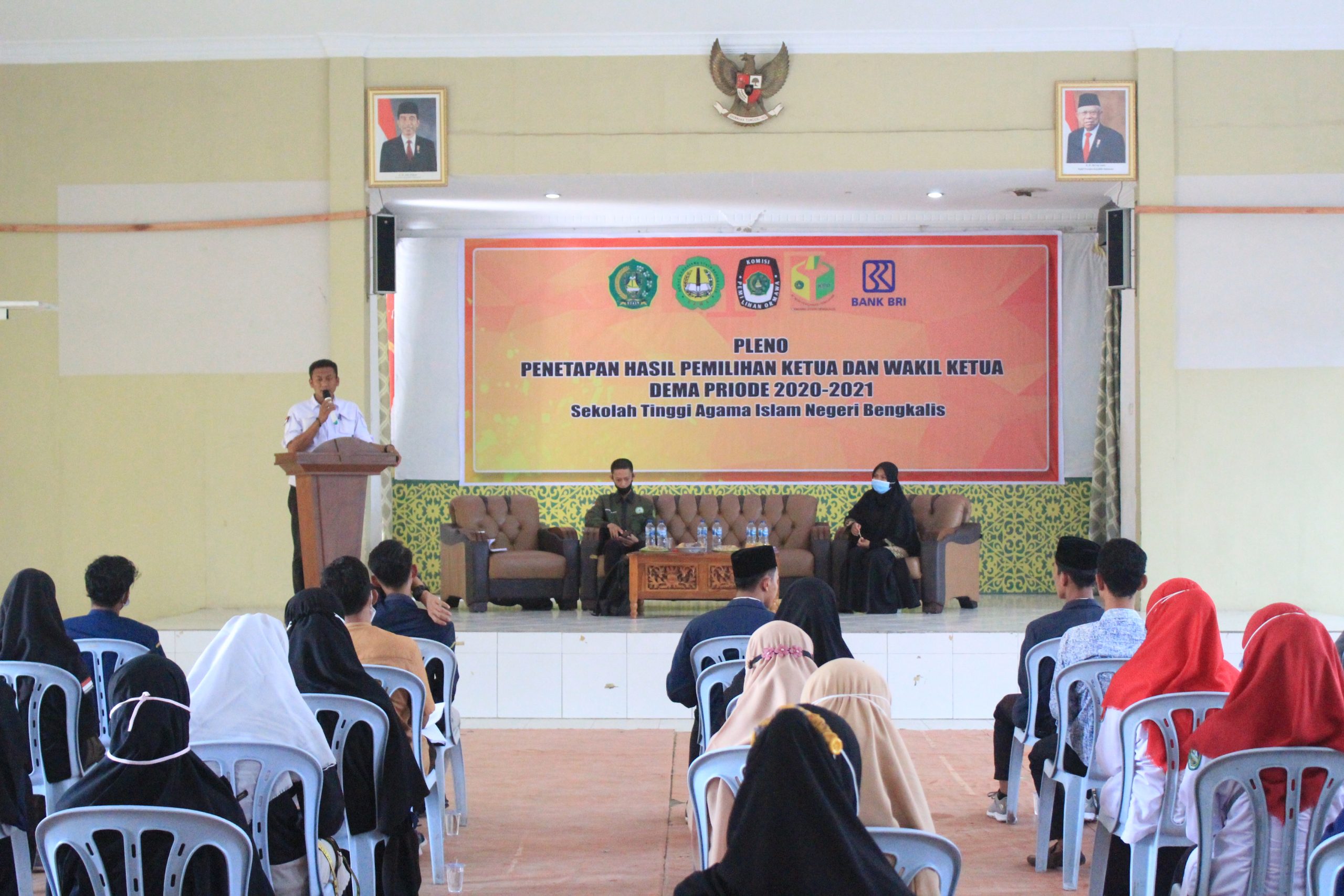 Senat Mahasiswa Gelar Sidang Pleno Terbuka Penetapan Ketua dan Wakil Ketua DEMA Periode 2020-2021