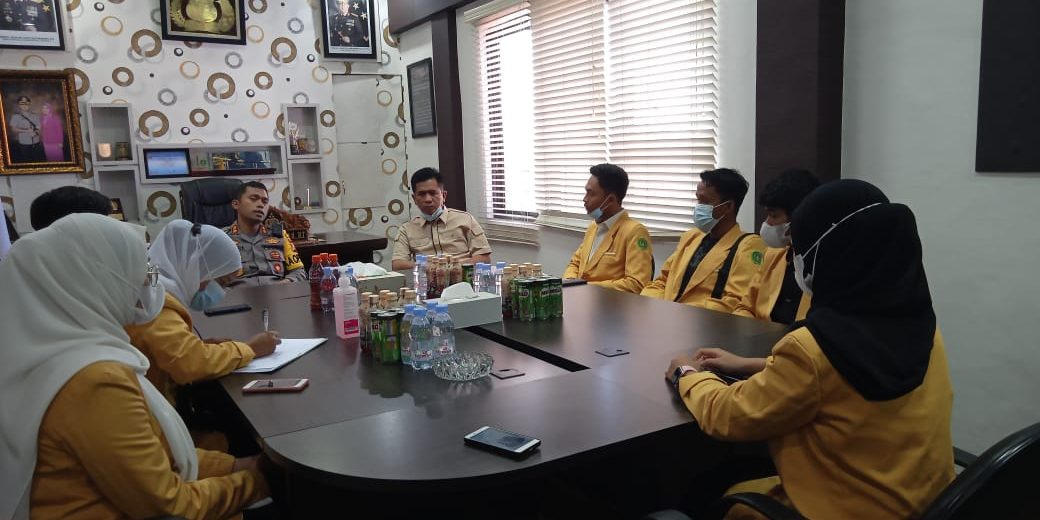 Pengurus DEMA STAIN Bengkalis Bersilaturahmi dengan Kapolres Bengkalis