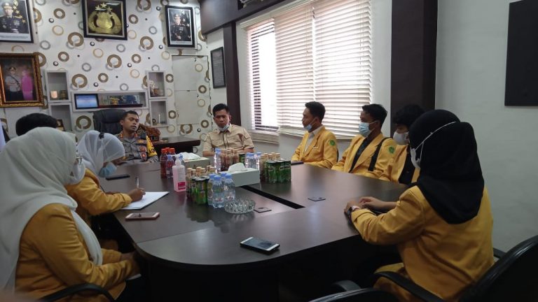 Pengurus DEMA STAIN Bengkalis Bersilaturahmi dengan Kapolres Bengkalis