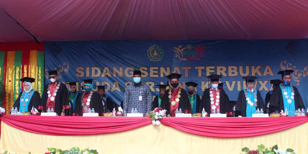 STAIN Bengkalis Gelar Sidang Senat Terbuka Wisuda Sarjana ke VIIIXXII Tahun 2021 (2)