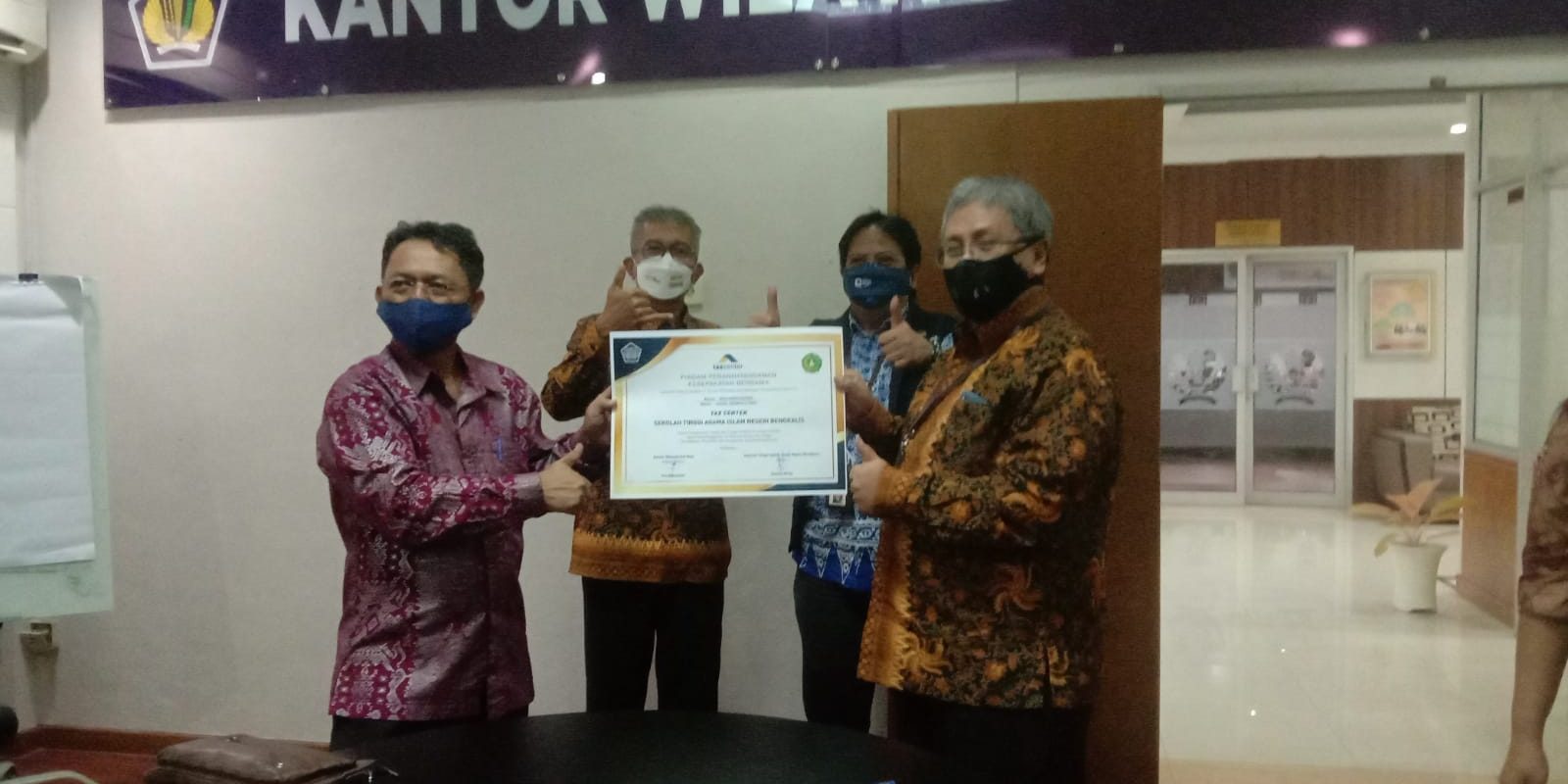 Sambangi Mitra Kerja, STAIN Bengkalis Teken MoU dengan Kantor Wilayah Direktorat Jenderal Pajak Riau