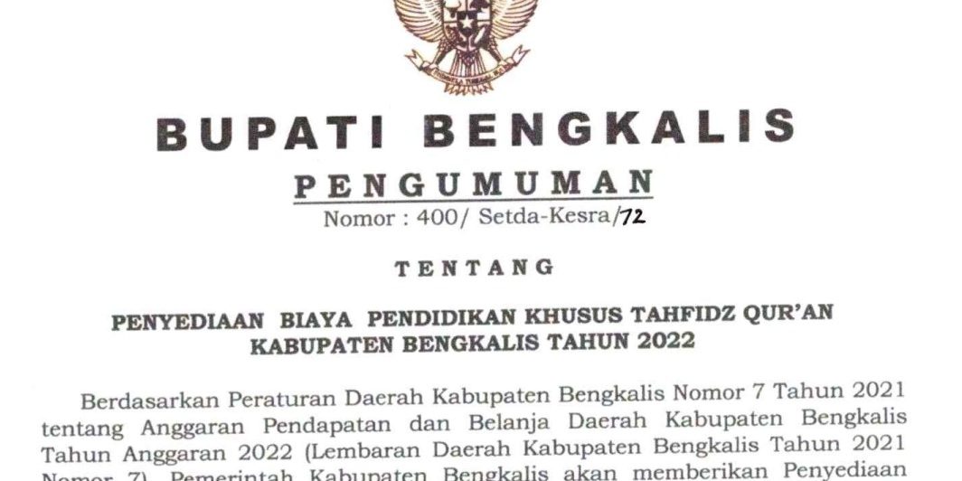 beasiswa tahfidz quran