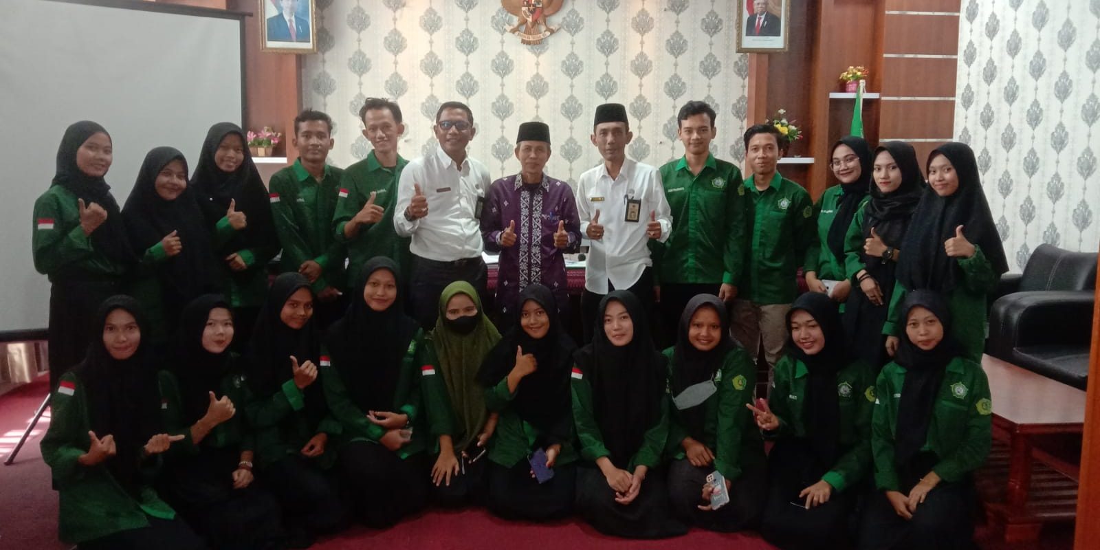 Mahasiswa HKI STAIN Bengkalis Lakukan Studi Lapangan ke Kantor Kementerian Agama Bengkalis