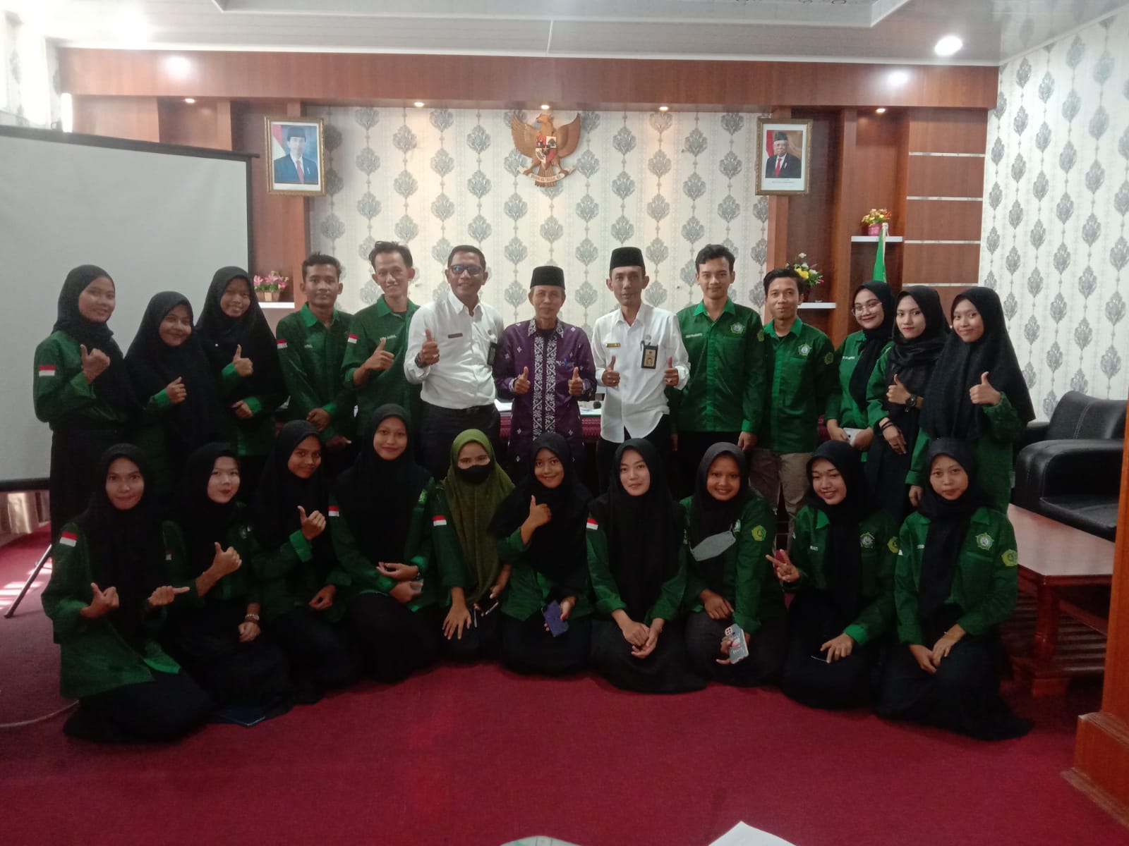 Mahasiswa HKI STAIN Bengkalis Lakukan Studi Lapangan ke Kantor Kementerian Agama Bengkalis