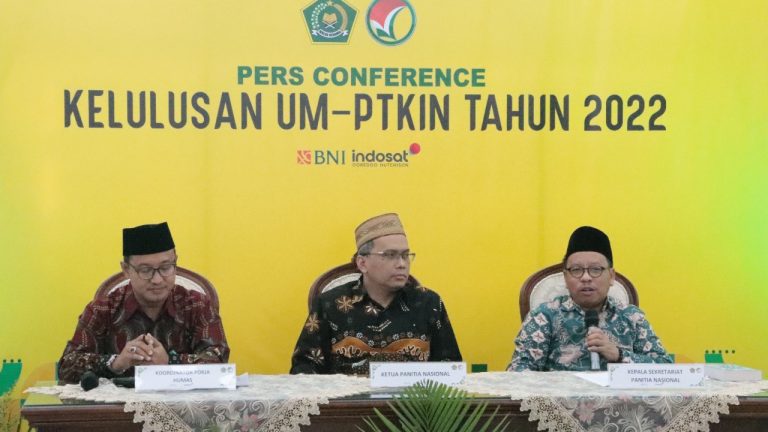 Panitia Nasional PMB PTKIN Umumkan Hasil UM-PTKIN 2022, 63,717 Peserta Dinyatakan Lulus Seleksi