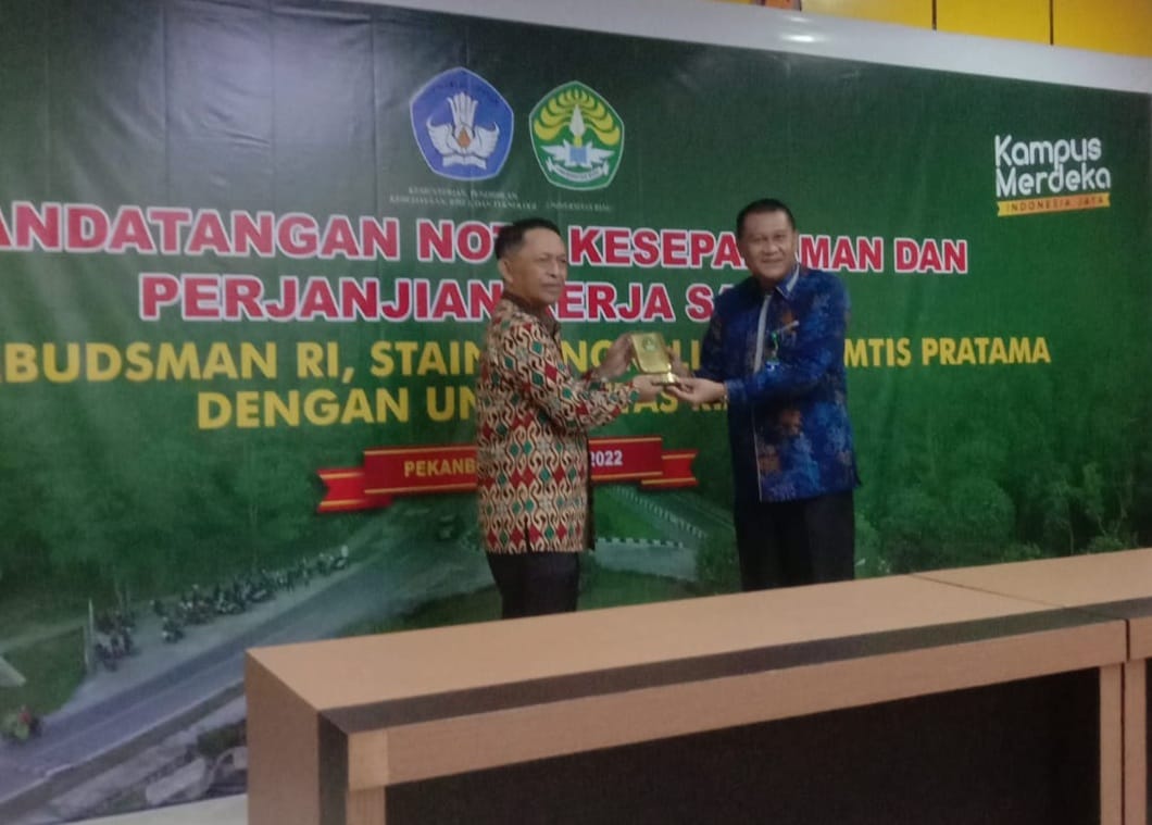 Sepakat Kerjasama, STAIN Bengkalis dan Universitas Riau Teken Mou & MoA (1)