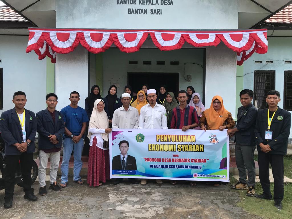 KKN Desa Bantan Sari Taja Penyuluhan Ekonomi Berbasis Syariah