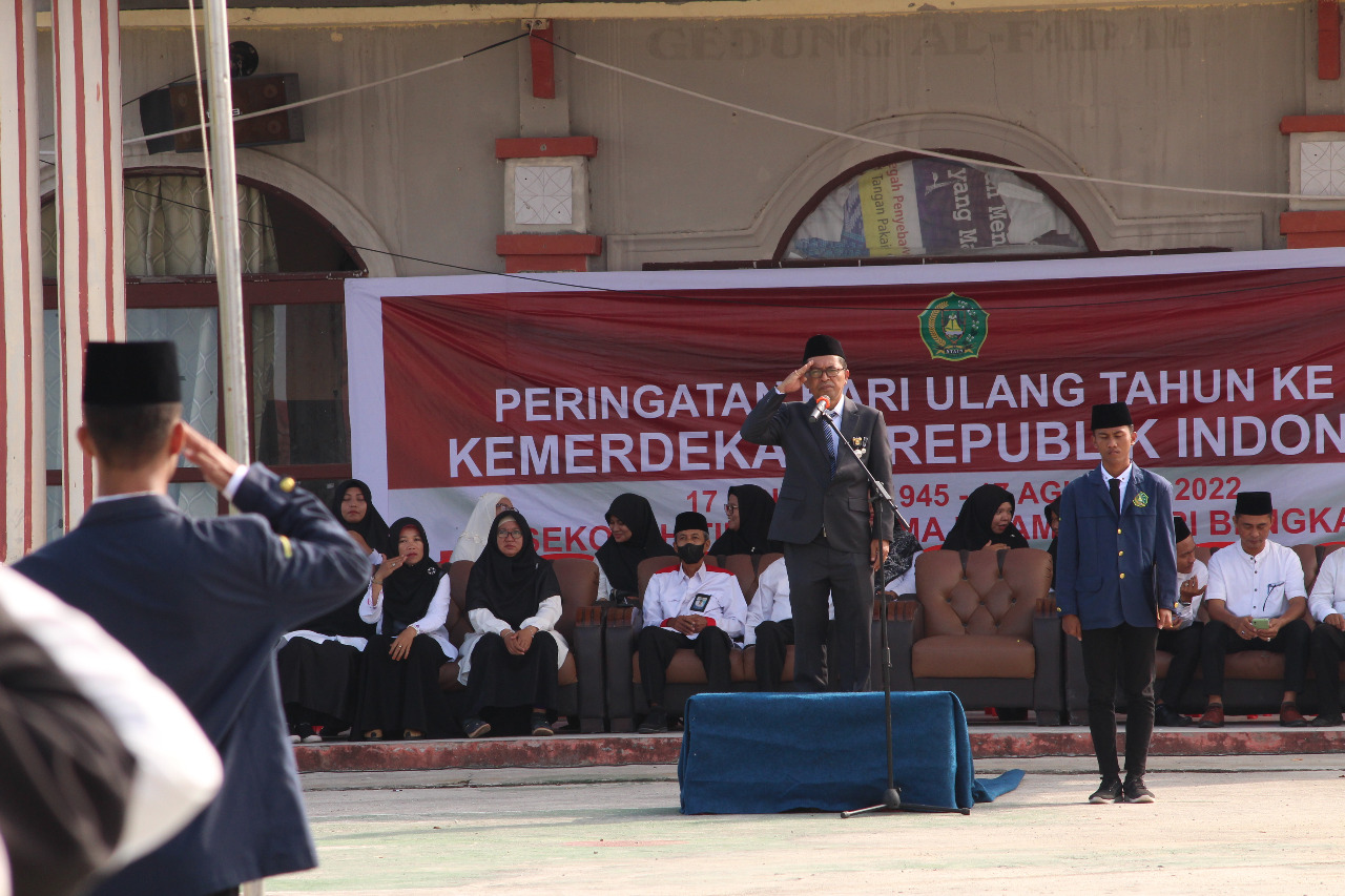 STAIN Bengkalis Gelar Upacara Peringatan HUT ke-77 Kemerdekaan Republik Indonesia Tahun 2022