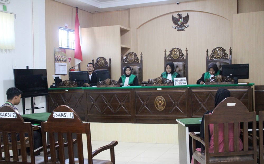 Praktik Sidang Semu Mahasiswa STAIN Bengkalis di Pengadilan Agama Bengkalis