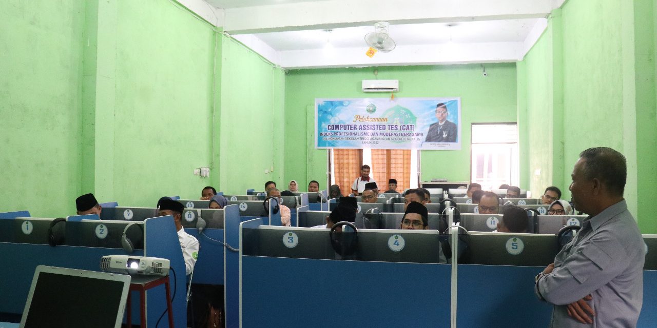 Serentak Se-Indonesia, STAIN Bengkalis Gelar CAT Indeks Profesionalisme dan Moderasi Beragama Tahun 2022 (2)