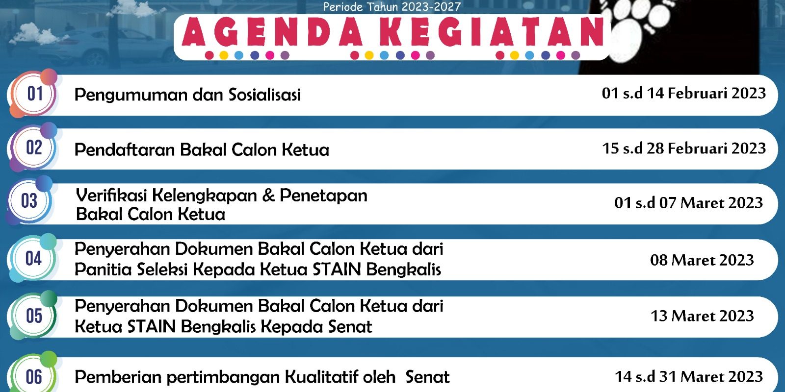 penjaringan balon ketua