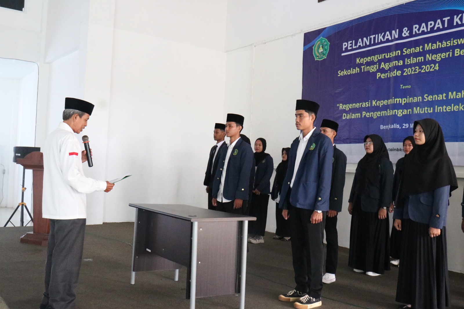 Ketua STAIN Bengkalis Lantik Kepengurusan Senat Mahasiswa Periode 2023-2024 (4)