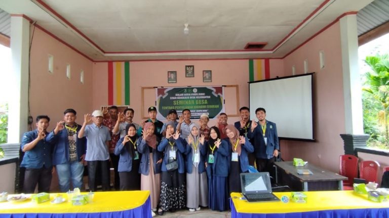Mahasiswa KKN Desa Kelemantan Taja Seminar Penyuluhan Ekonomi Syariah