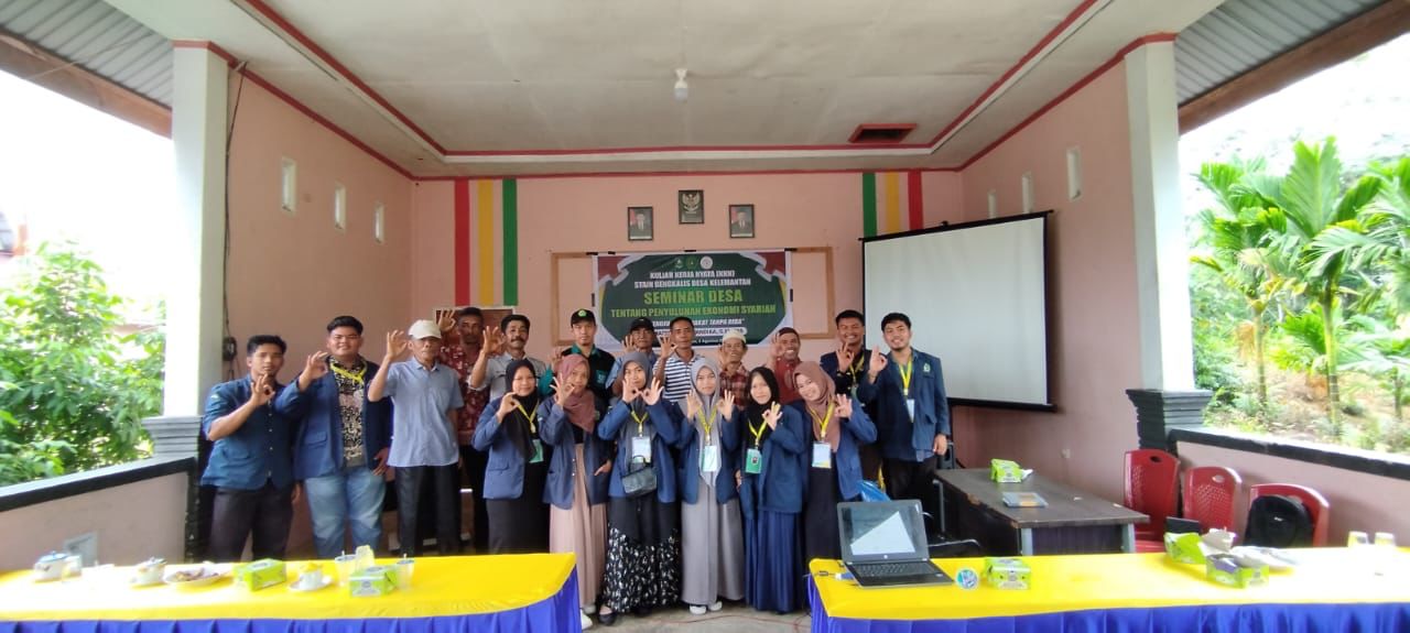 Mahasiswa KKN Desa Kelemantan Taja Seminar Penyuluhan Ekonomi Syariah
