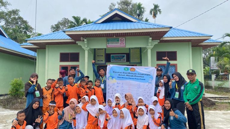 Mahasiswa KKN Desa Mentayan Kampanyekan Gerakan Giat Belajar dan Ciptakan Lingkungan Sehat di SDN 24 Bantan (2)