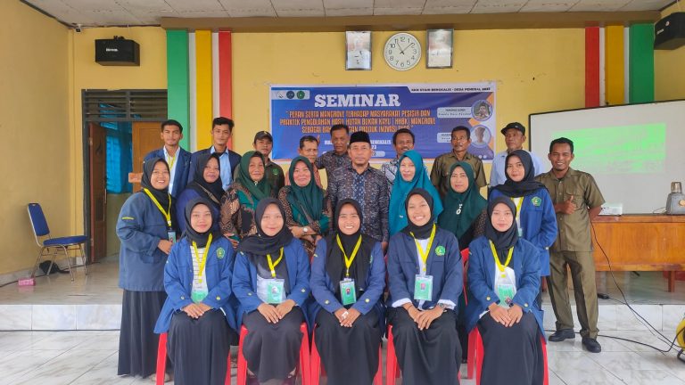 Mahasiswa KKN Desa Penebal Taja Seminar Peran Serta Mangrove Terhadap Masyarakat Pesisir