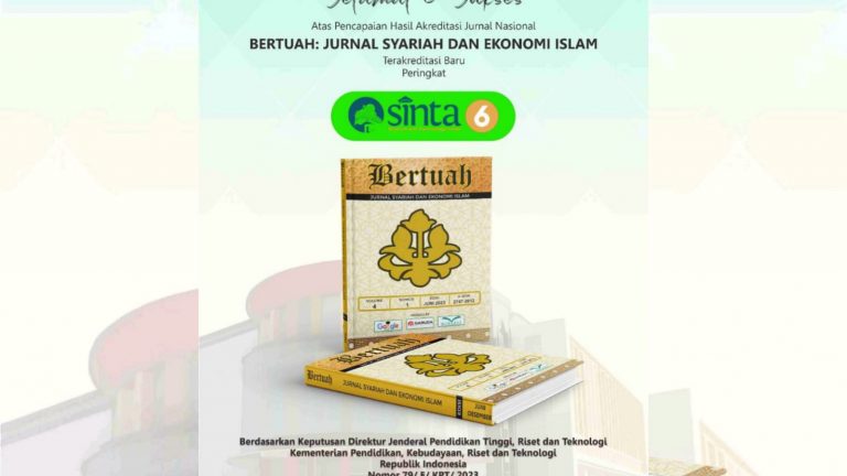 Selamat! Jurnal Bertuah Jurnal Syariah dan Ekonomi Islam STAIN Bengkalis Berhasil Raih Akreditasi Sinta 6