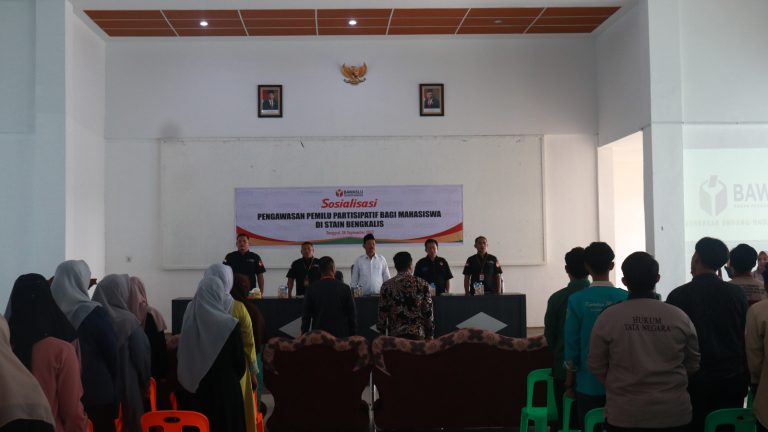Kunjungi STAIN Bengkalis, Bawaslu Bengkalis Gelar Sosialisasi Pengawasan Pemilu Partisipatif bagi Mahasiswa (1)