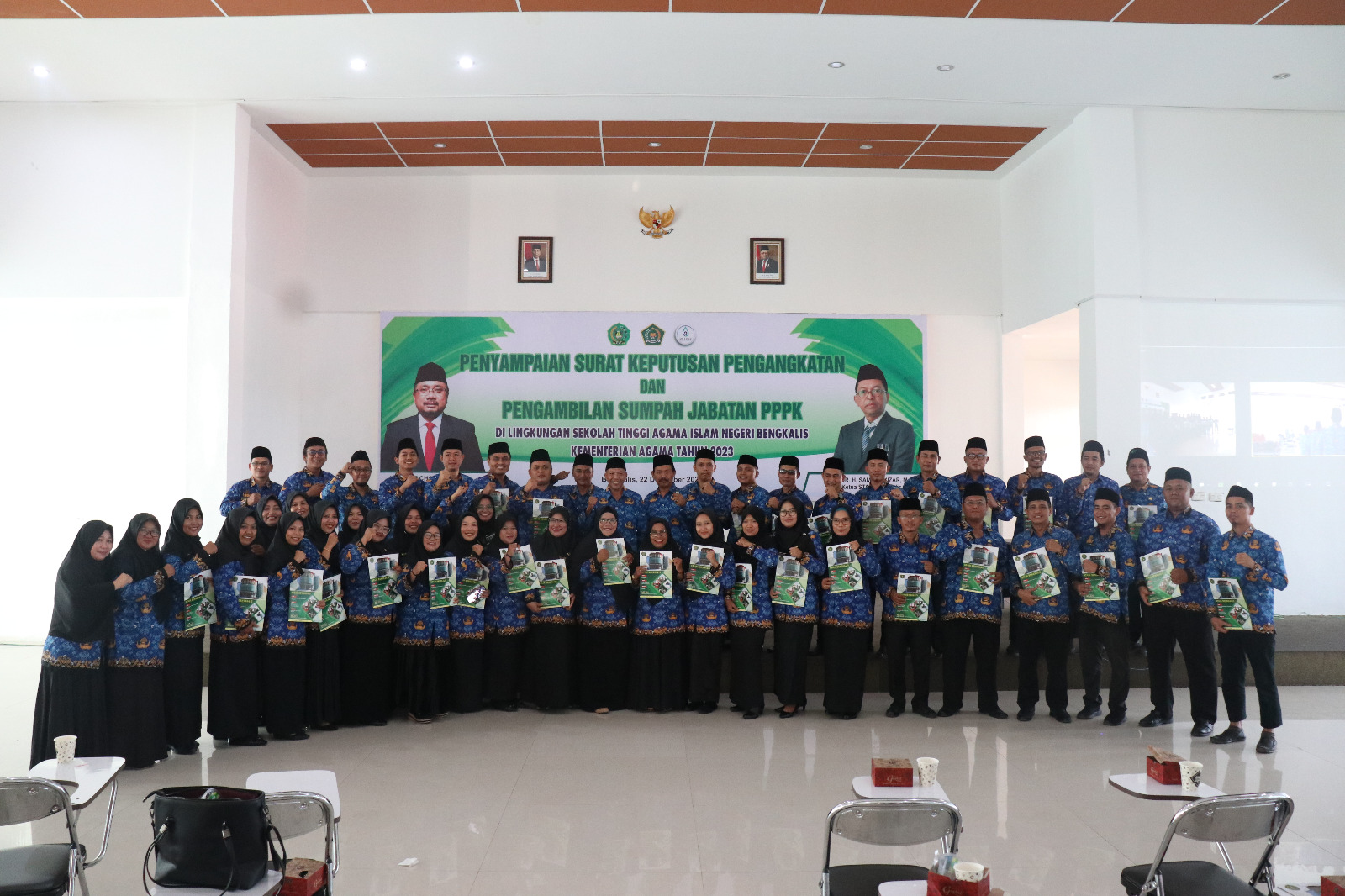 Tahniah! 43 PPPK STAIN Bengkalis Hasil Optimalisasi Resmi Dilantik (1)