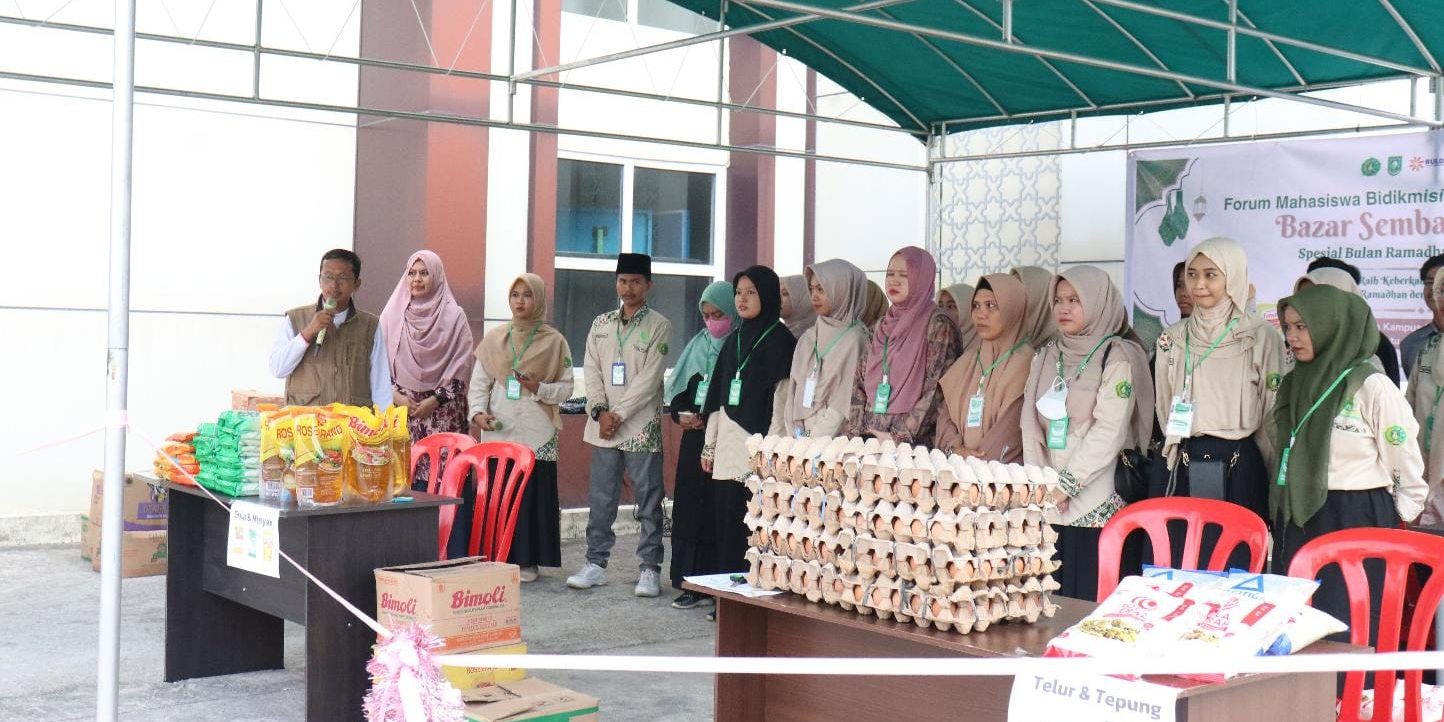 Bazar Sembako Murah, Masyarakat Tumpah Ruah Padati Halaman STAIN Bengkalis