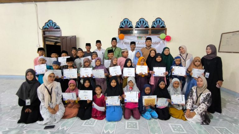 Mahasiswa KKN Desa Dungun Baru Taja Festival Anak Sholeh