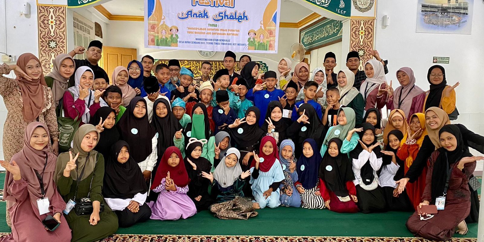 Mahasiswa KKN Desa Nipah Sendadu Taja Festival Anak Sholeh