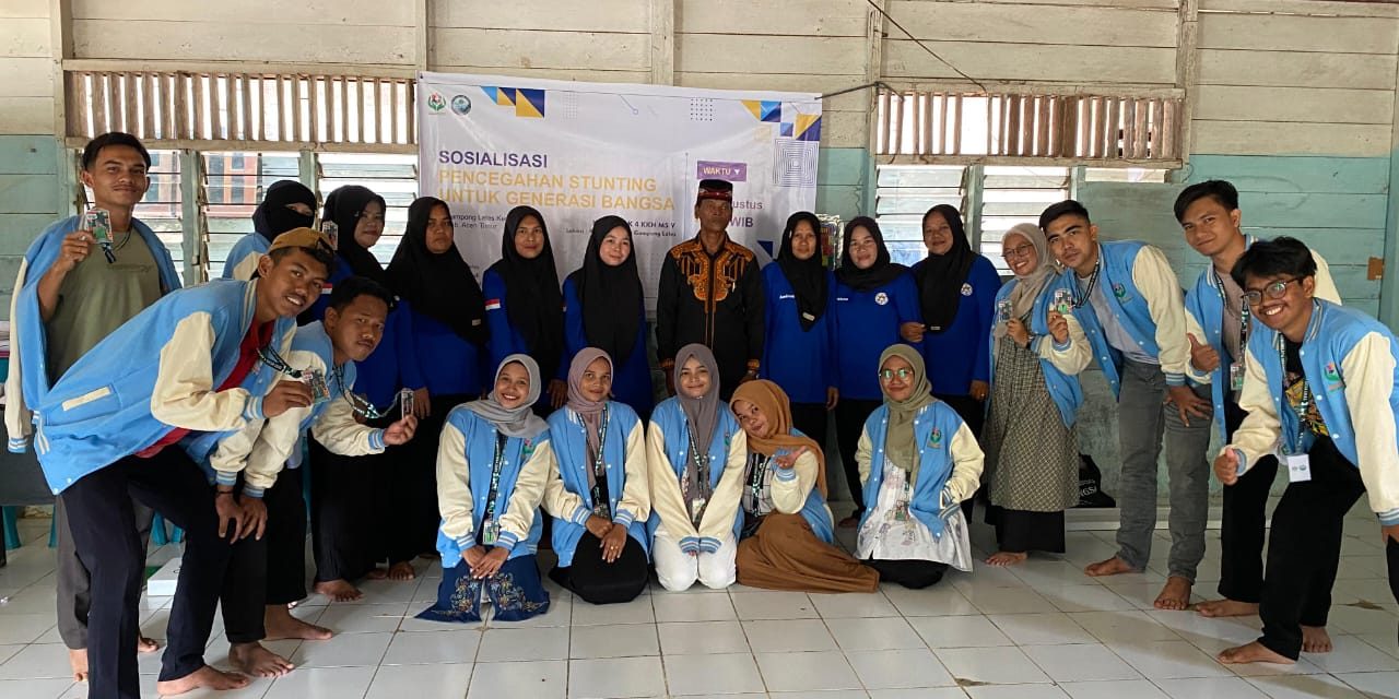 Mahasiswi KKN Melayu Serumpun V Kelompok 4 Gelar Sosialisasi Pencegahan Stunting (1)