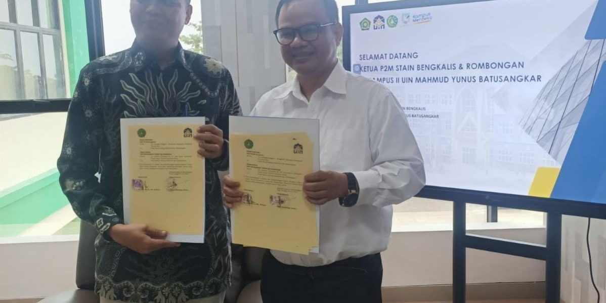 P2M STAIN Bengkalis Teken MoA dengan LPM UIN Mahmud Yunus Batusangkar