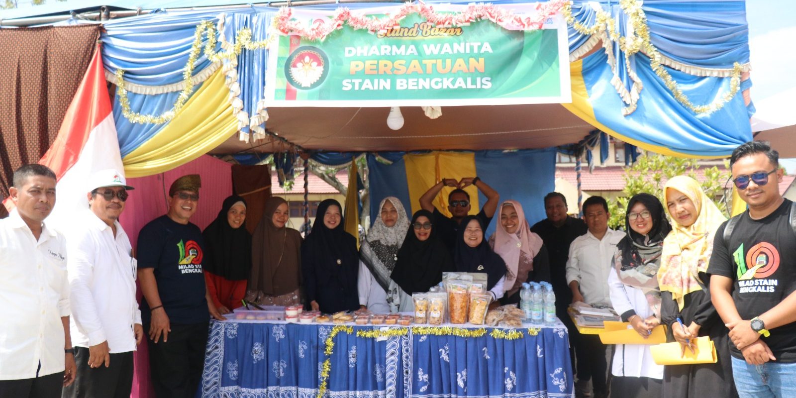 Milad ke-10 STAIN Bengkalis, DWP Buka Stand Bazar UMKM (1)