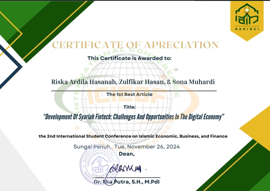 Berpartisipasi dalam Konferensi Mahasiswa Internasional IAIN Kerinci, Artikel Mahasiswa dan Dosen STAIN Bengkalis Terpilih sebagai 1st Best Article (1)
