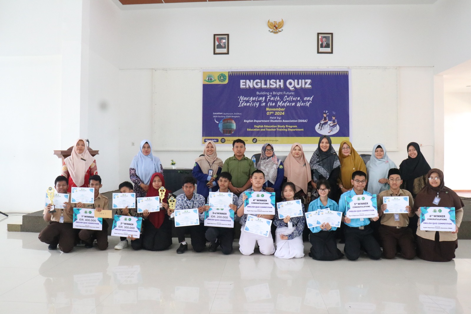 Tingkatkan Kemampuan Berbahasa Inggris, EDSA STAIN Bengkalis Taja English Quiz (3)