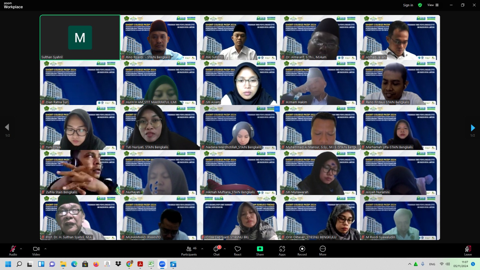 Tingkatkan Kompetensi, 31 Dosen STAIN Bengkalis Ikuti PKDP di UIN Raden Intan Lampung (1)