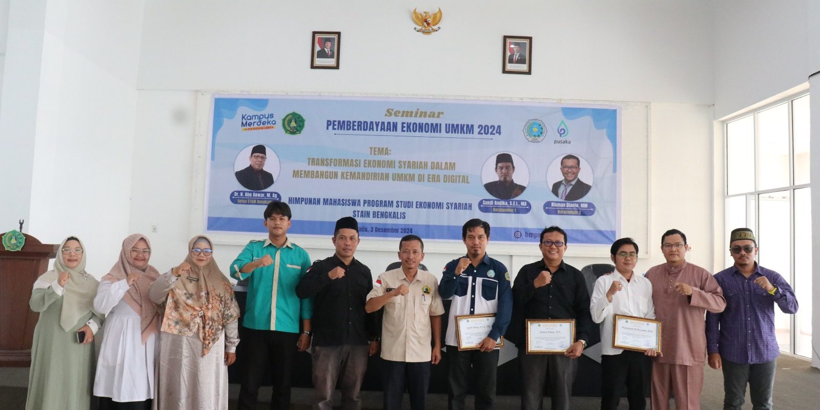 HMPS Ekonomi Syariah Taja Seminar Pemberdayaan Ekonomi UMKM Tahun 2024 (1)