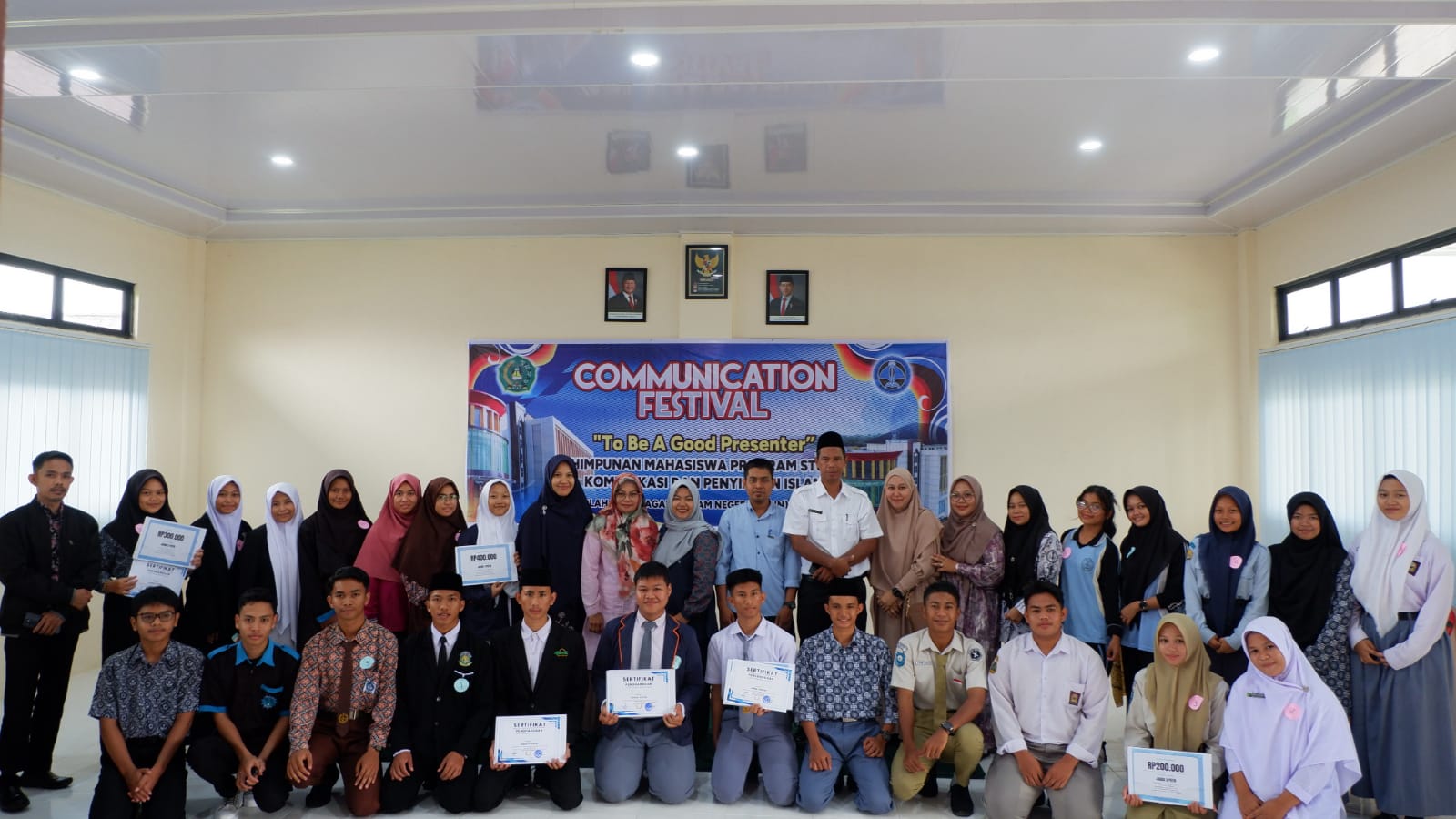 HMPS KPI Gelar Communication Festival “To Be A Good Presenter” Tingkat SMASederajat Se-Kecematan Bantan dan Bengkalis