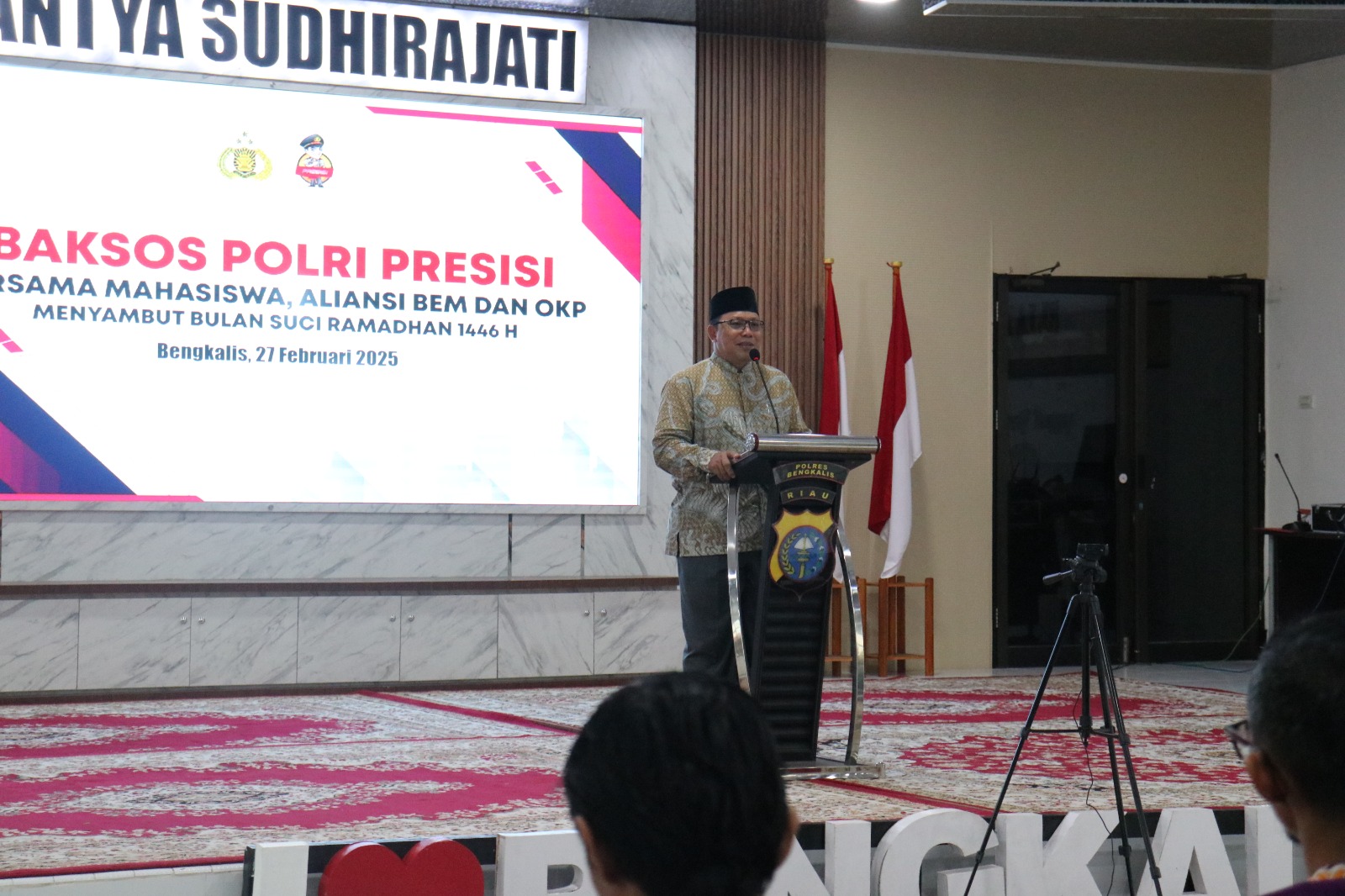 Hadir dalam Baksos Polri Presisi Bengkalis, Ketua STAIN Bengkalis Sampaikan Apresiasi (3)