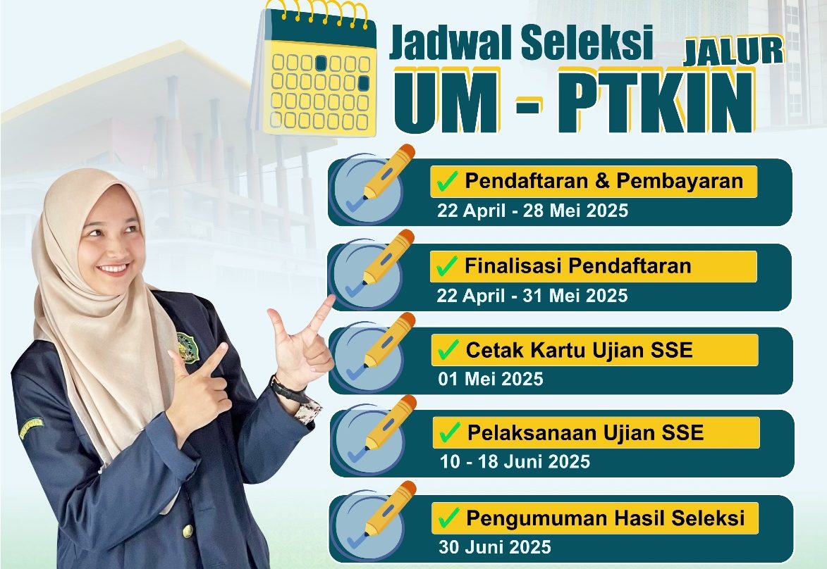 Pendaftaran UM-PTKIN 2025 Resmi Dibuka