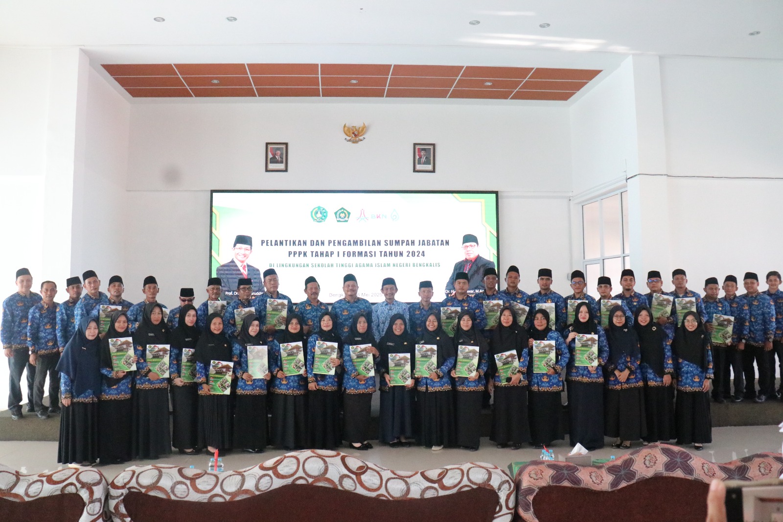 Tahniah! 30 PPPK Tahap I Formasi Tahun 2024 STAIN Bengkalis Resmi Dilantik (1)