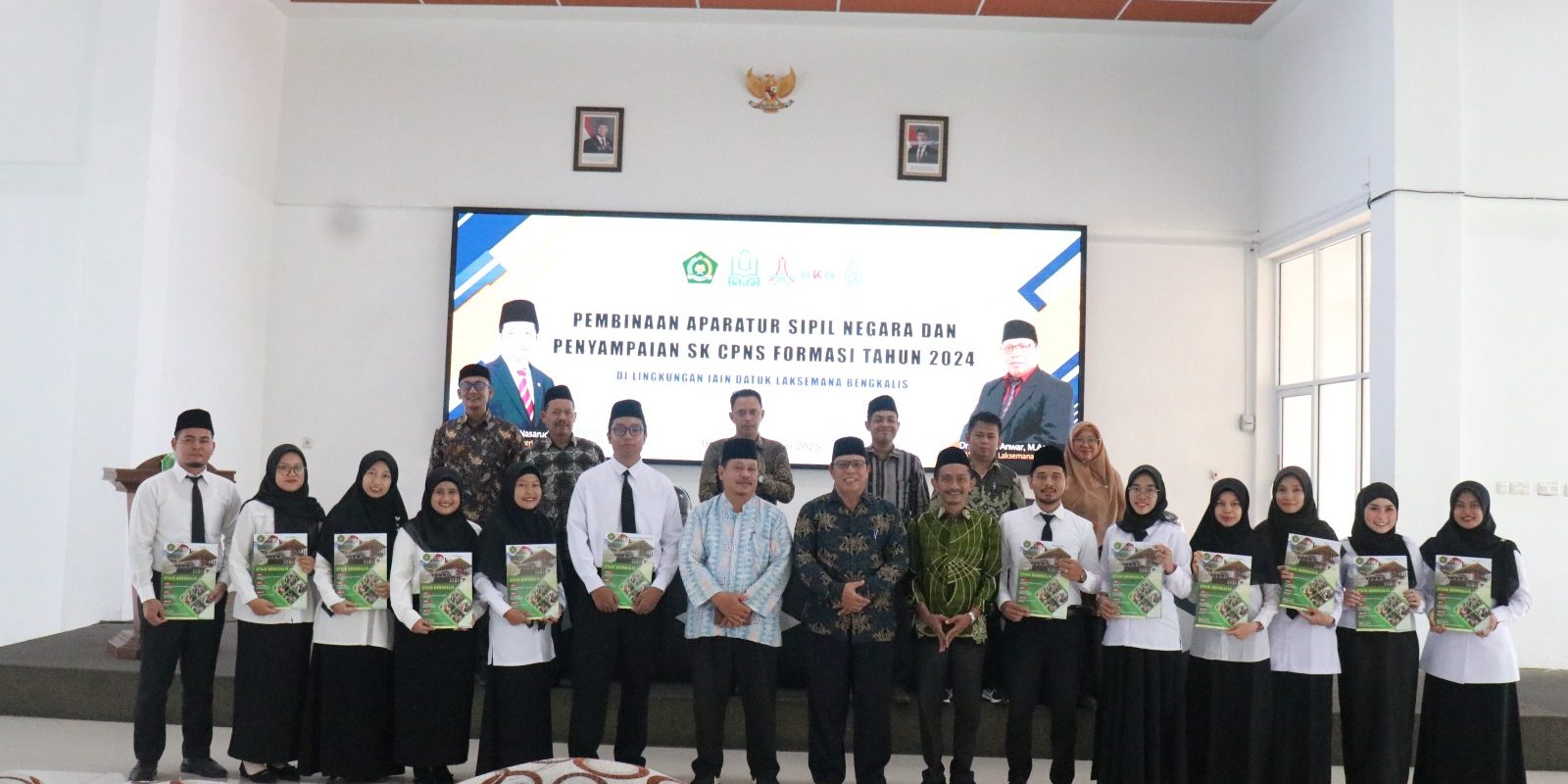 IAIN Datuk Laksemana Bengkalis Gelar Pembinaan ASN dan Penyampaian SK CPNS Kementerian Agama Formasi Tahun 2024 (1)