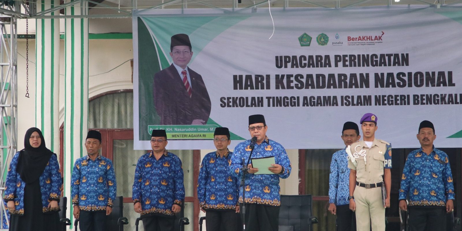 Pimpin Apel Hari Kesadaran Nasional, Ini Pesan Penting Rektor IAIN Datuk Laksemana Bengkalis (4)
