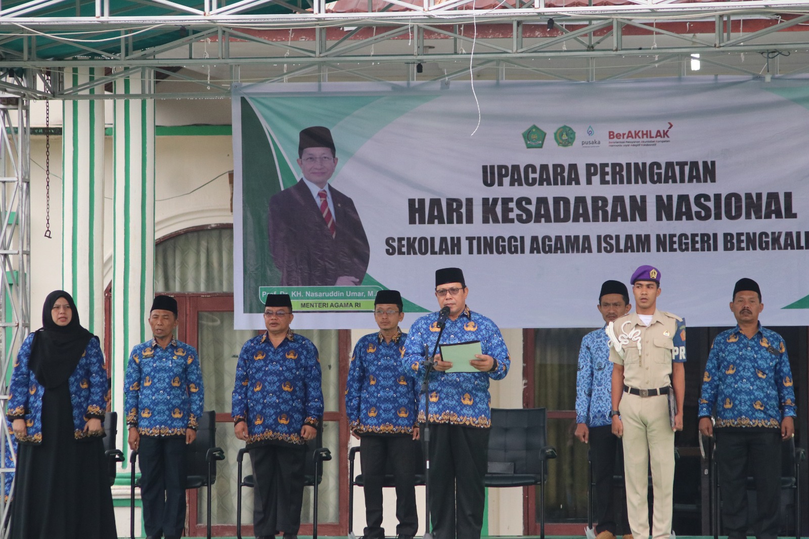 Pimpin Apel Hari Kesadaran Nasional, Ini Pesan Penting Rektor IAIN Datuk Laksemana Bengkalis (4)