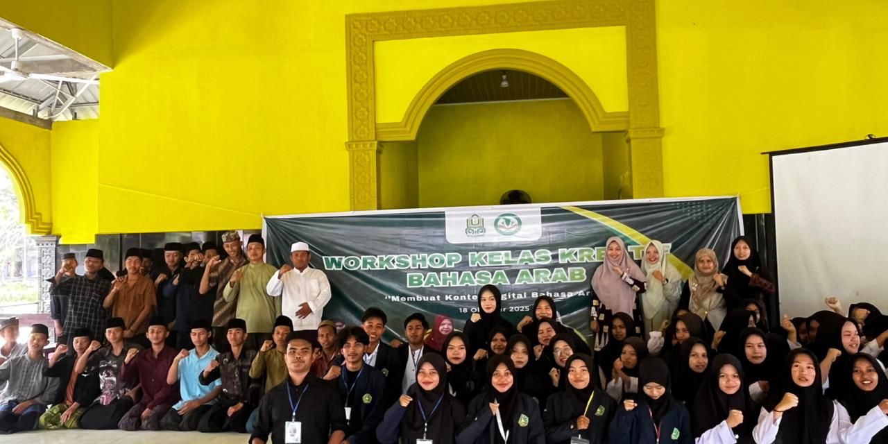 HMPS PBA Gelar Workshop Kelas Kreatif Bahasa Arab di Pondok Pesantren Darussalam Al-Bantani