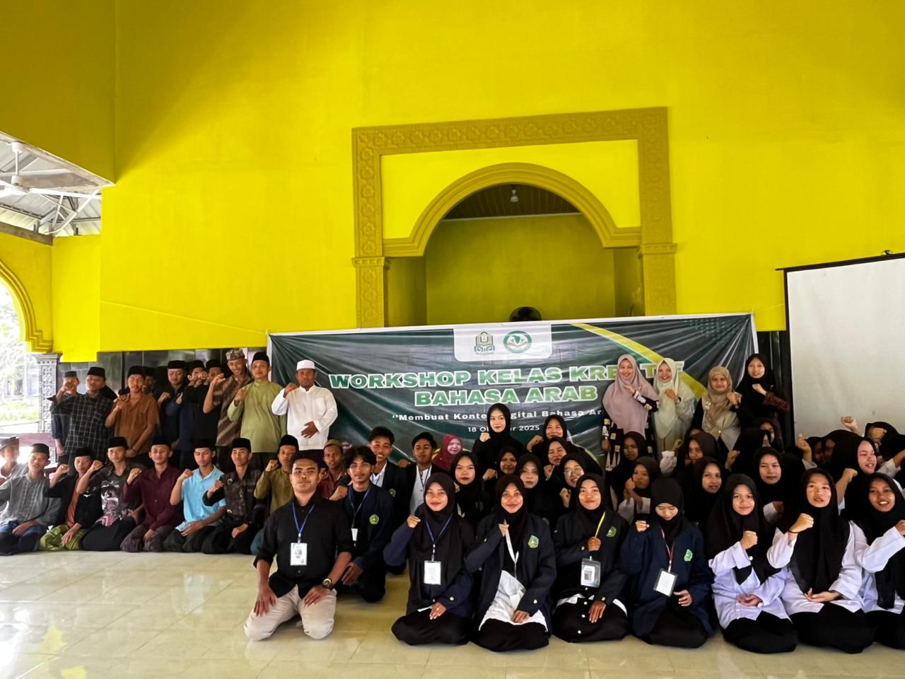 HMPS PBA Gelar Workshop Kelas Kreatif Bahasa Arab di Pondok Pesantren Darussalam Al-Bantani