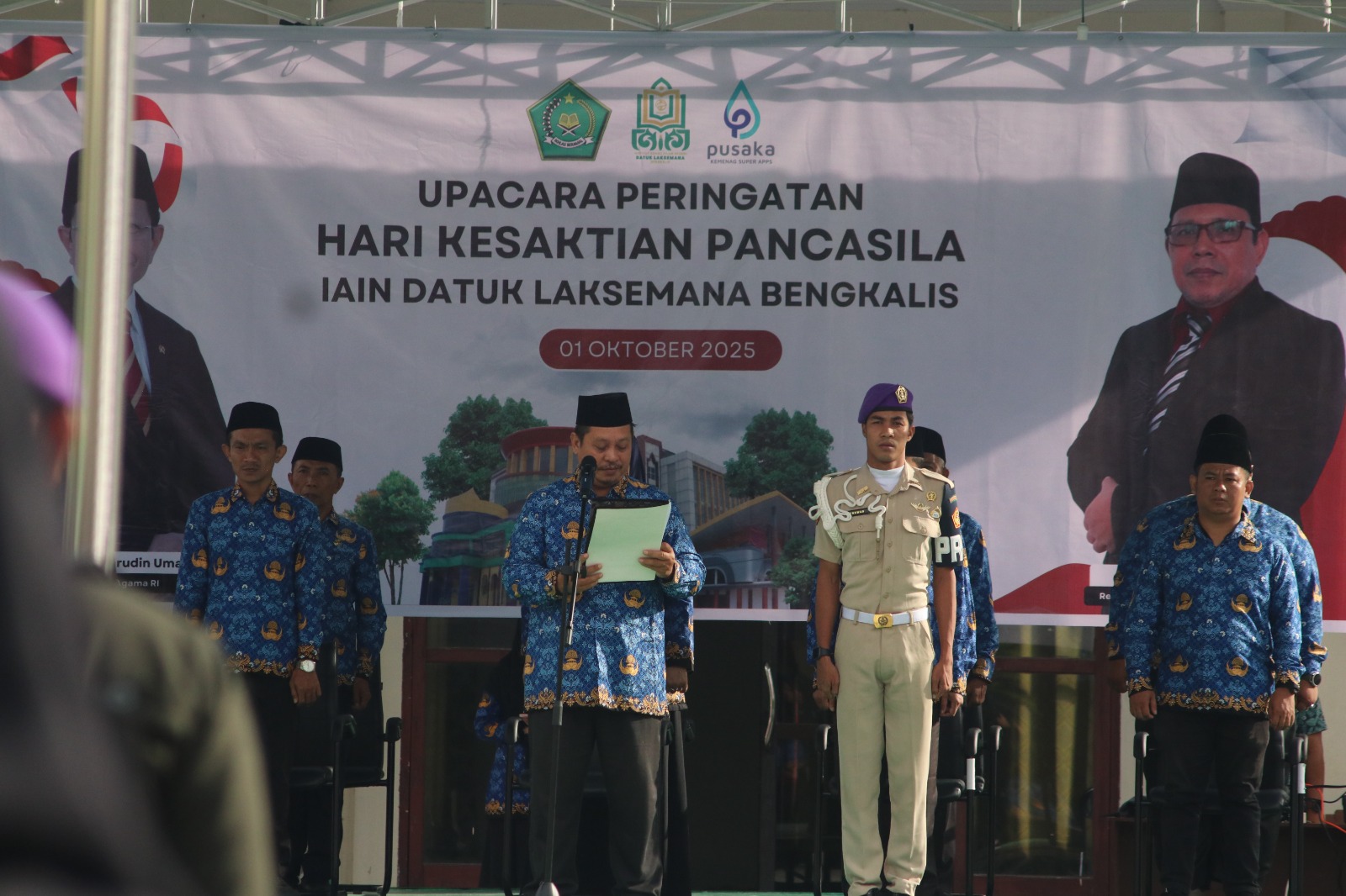 IAIN Datuk Laksemana Bengkalis Gelar Upacara Hari Kesaktian Pancasila, Teguhkan komitmen Ideologi Bangsa (2)